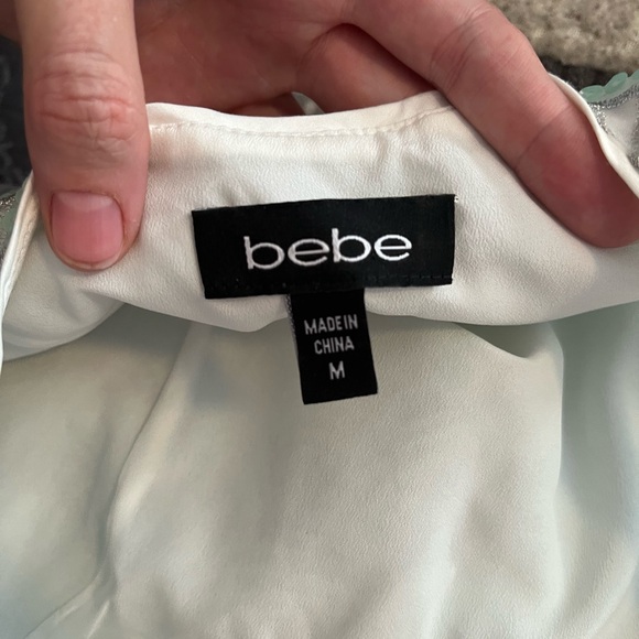 Bebe Mint Green Sequin Dress - Picture 4 of 4